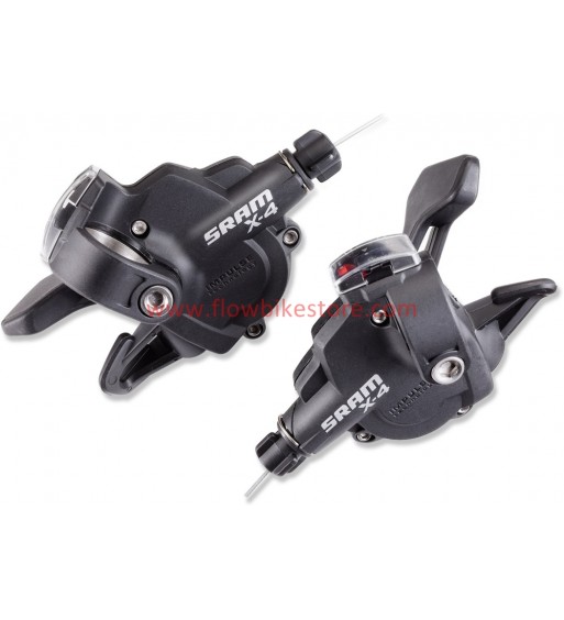 Sram X4 MTB Comando Cambio Anteriore A Grilletto 3 Velocità Per Manubrio Drop - Nero - Foto 3